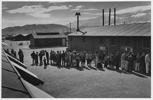 Mess Hall Manzanar California Relocation Center Japanese Internment